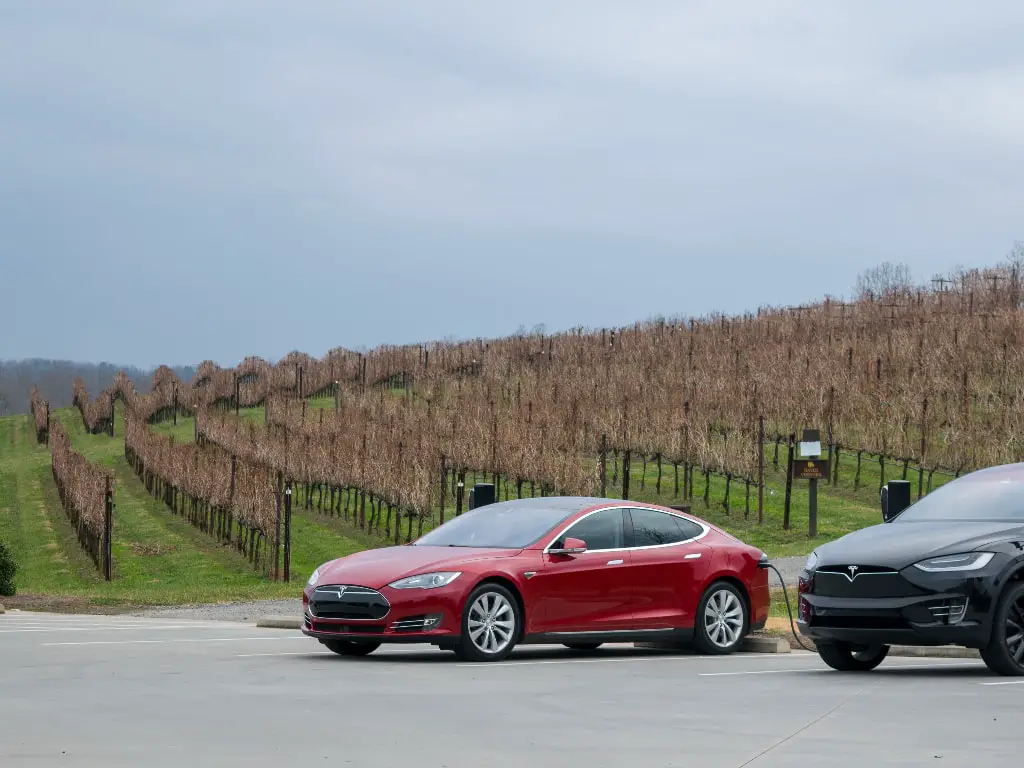 red-and-black-tesla