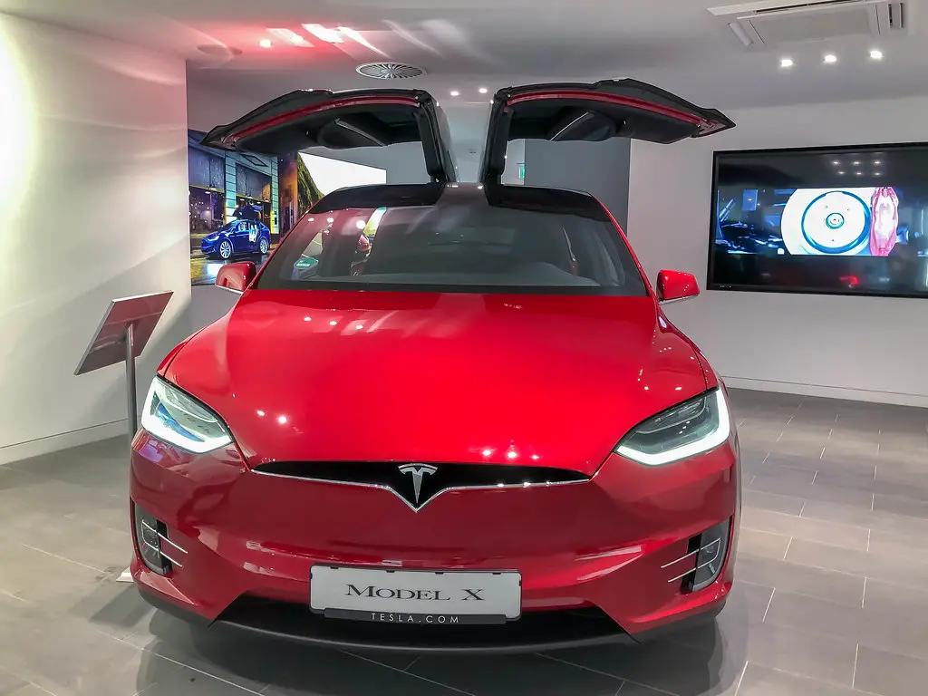 Red Tesla Model X