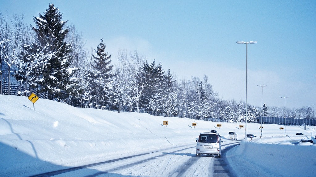 snow driving