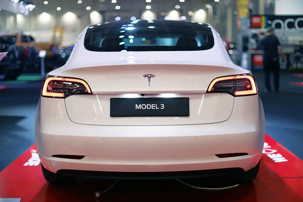 Tesla Model 3 Back view