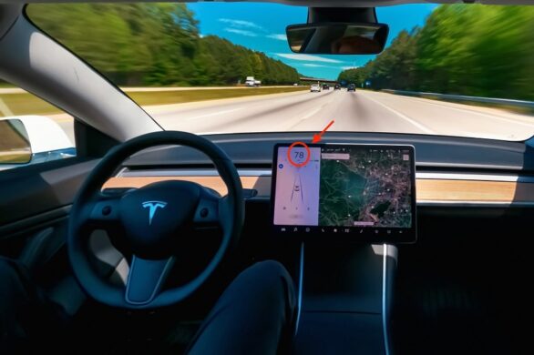 Where Is The Speedometer on Tesla Model 3?