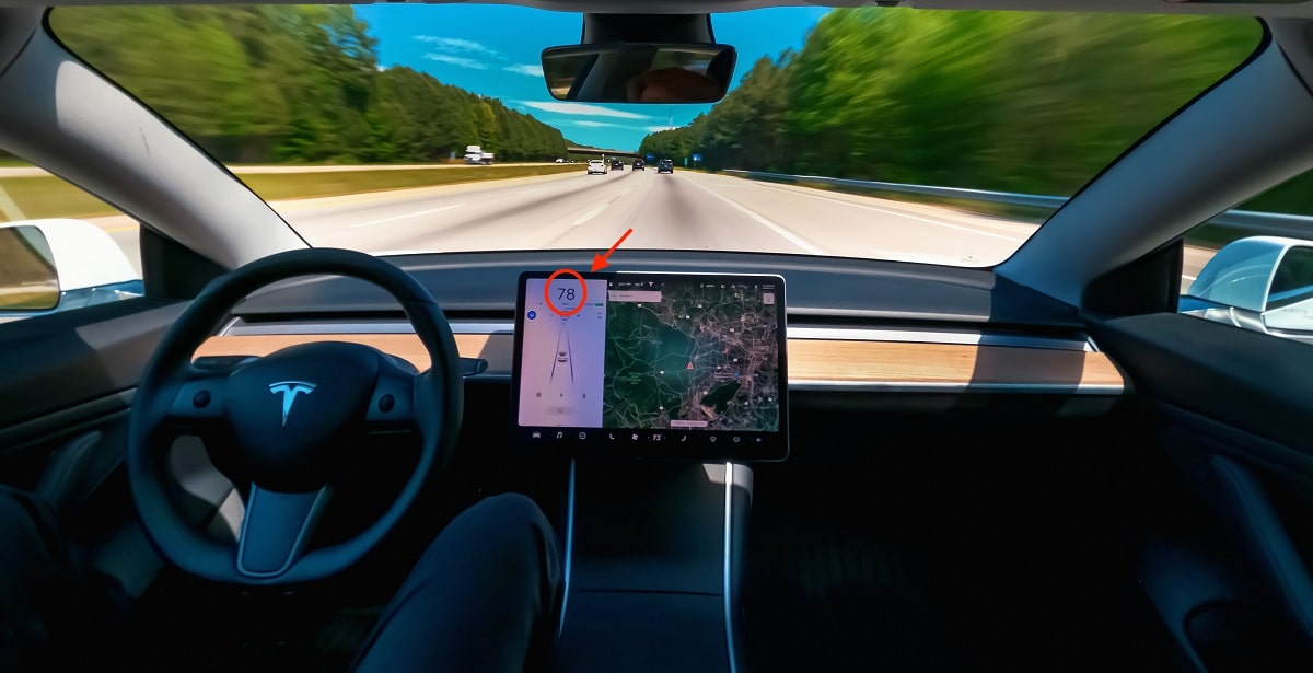 where-is-the-speedometer-on-tesla-model-3-rechargd