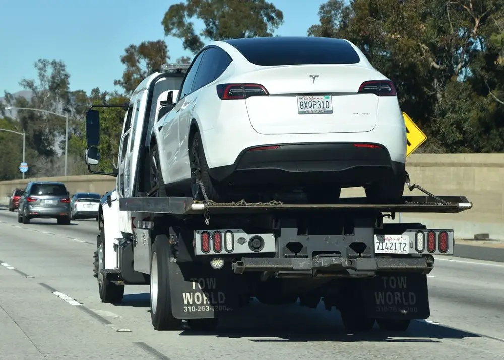 Tesla Towed