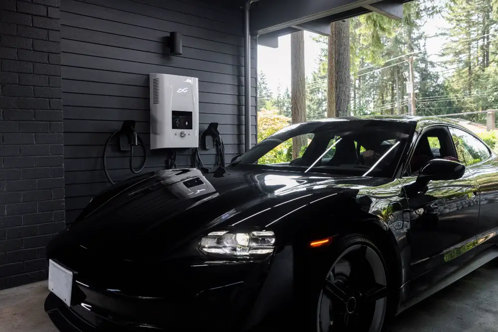 Black Tesla Charging
