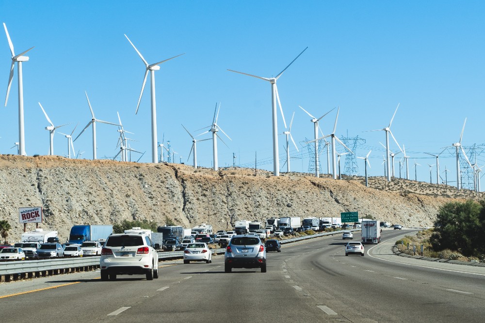 wind turbines