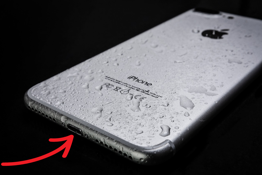 wet phone