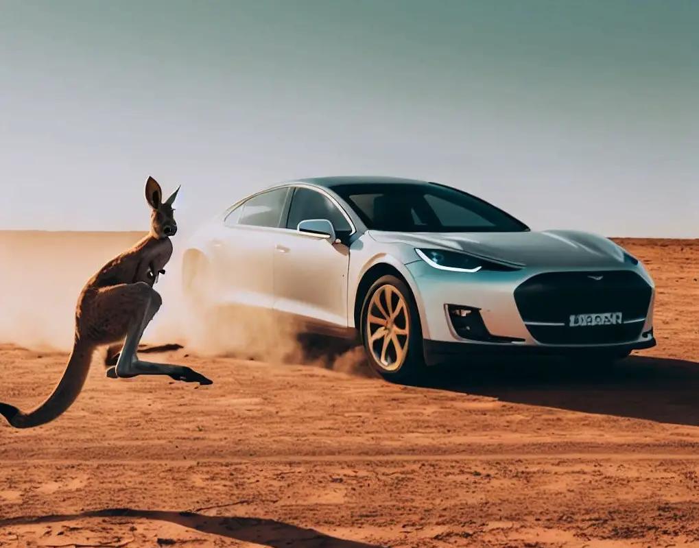Tesla w Kangaroo